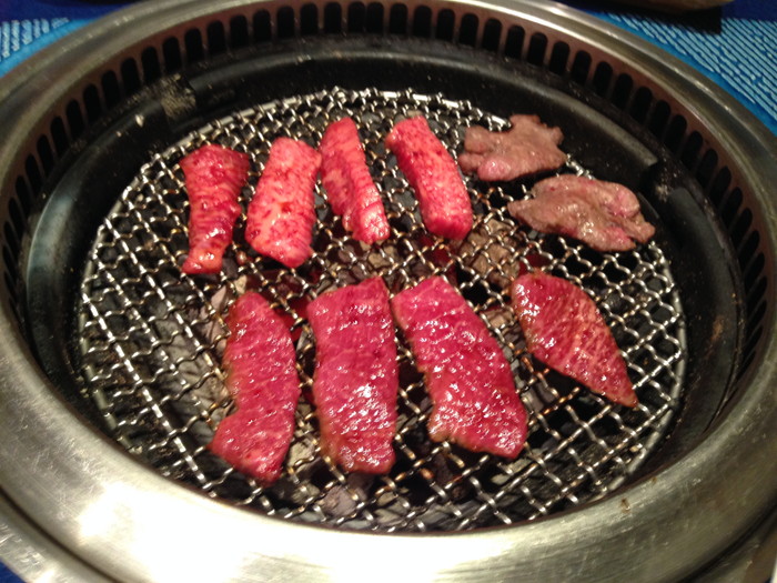 焼肉 焼く