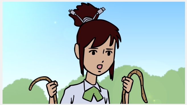 謎の女