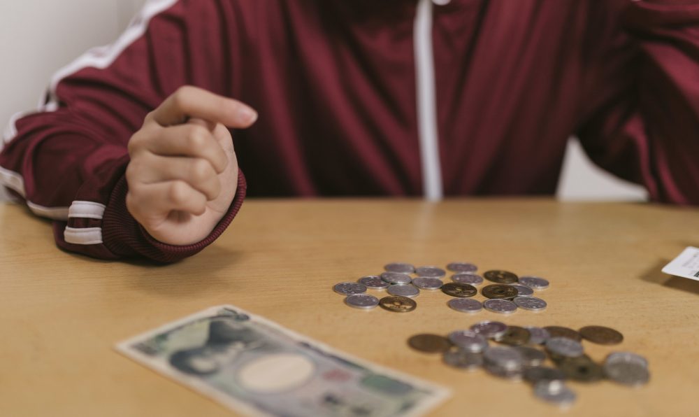 お金を数える