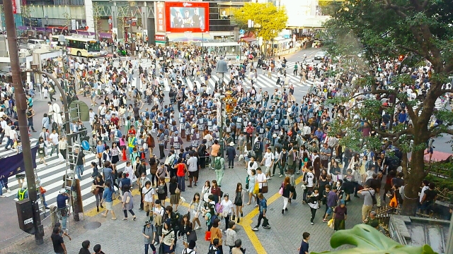 渋谷スクランブル交差点