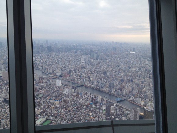 スカイツリーから東京一望