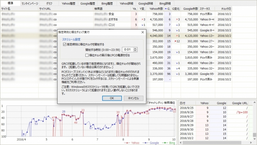 指定時刻の決定