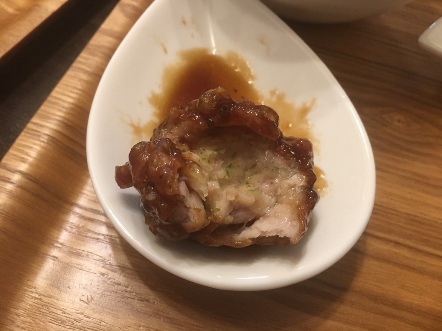 唐揚げ断面