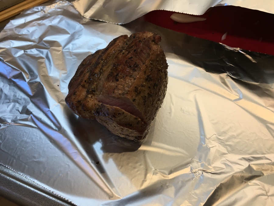 アルミホイルと肉
