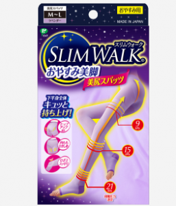 おやすみ美脚・美尻スパッツ│着圧ソックス スリムウォーク