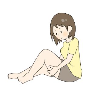 むくみイラスト