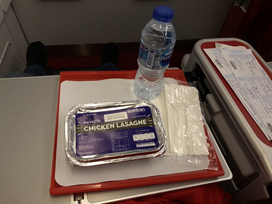 AirAsia ビジネスクラス機内食
